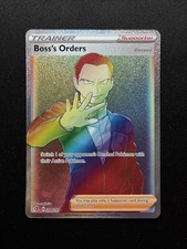 Pokemon: Boss's Orders (Rainbow) 200/192 Full Art Secret Rare Rebel Clash on eBay