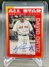 2025 Topps 1990 35th Anniversary DAVID ORTIZ Platinum 1/1 On Card AUTO Red Sox
