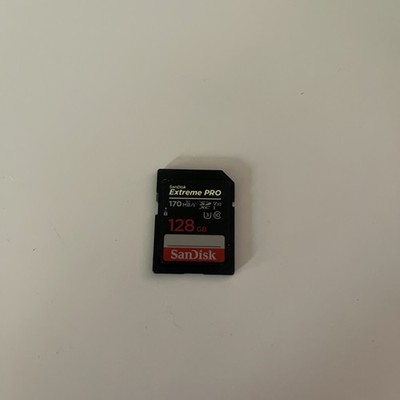 SanDisk 128GB Extreme PRO SD SDXC Memory Card 170MB/s Class 10 UHS-1 U3 4K 128G