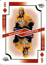 2017-18 O-Pee-Chee Playing Cards #6D Ryan Johansen - HKY