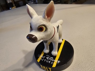 Disney BOLT Super Dog Bobble Head Statue - RARE COLLECTABLE