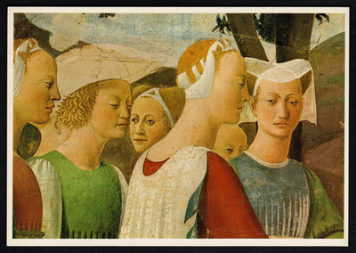 Piero della Francesca - Arezzo S Francesco - Adoration Wood Cross