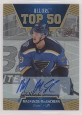 2019-20 Upper Deck Allure Top 50 Blue Mackenzie MacEachern #T50-42 Auto 0ef5