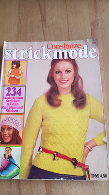 Vintage  Strickmoden CONSTANSE von 1970 mit Anleitungsheft etwas für Sammler