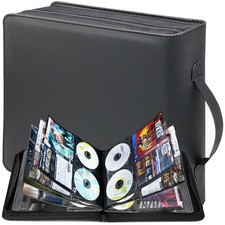 PUTNATRUE DVD Storage Binder 200 Discs, CD Case with Booklet Pockets, Large