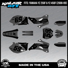 Graphics Kit for Yamaha YZ250F YZ450F (2006-2009) YZ 250F YZ 450F Swift - Smoke