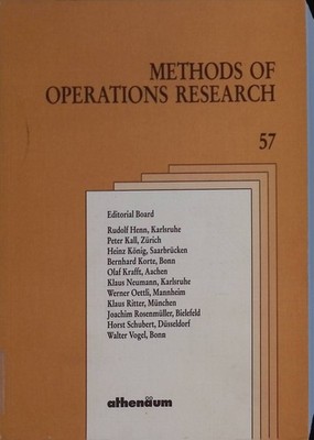 On the Pareto Invariance of Some Decision Functionals; in: Methods of Operations