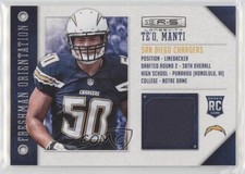2013 Panini Rookies & Stars Freshman Orientation Materials Manti Te'o #21 2k3