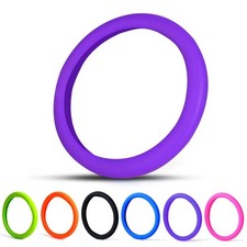 30 Thicker Universal Stretchy Silicone Steering Wheel Cover for 14  15  16  ...
