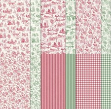 Stampin Up TOILE TIDINGS DSP  12 Sheets 12x12 Designer Series Paper NEW!