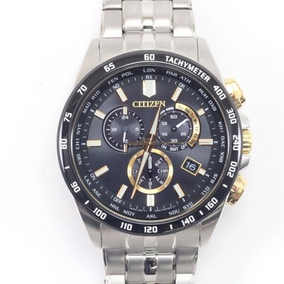 CITIZEN Eco-Drive Edelstahl schwarz E660-A18SR05 Uhr aus Japan