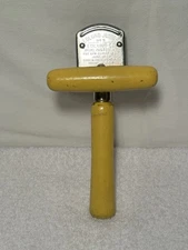 Antique 1920’s Edlund Junior No. 5 Yellow Hand Crank Can Opener U.S.A. Made