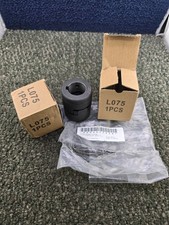  QTY 2 3/4" to 1" L075 Flexible 3-Piece L-Jaw Coupling and NBR Rubber Spider