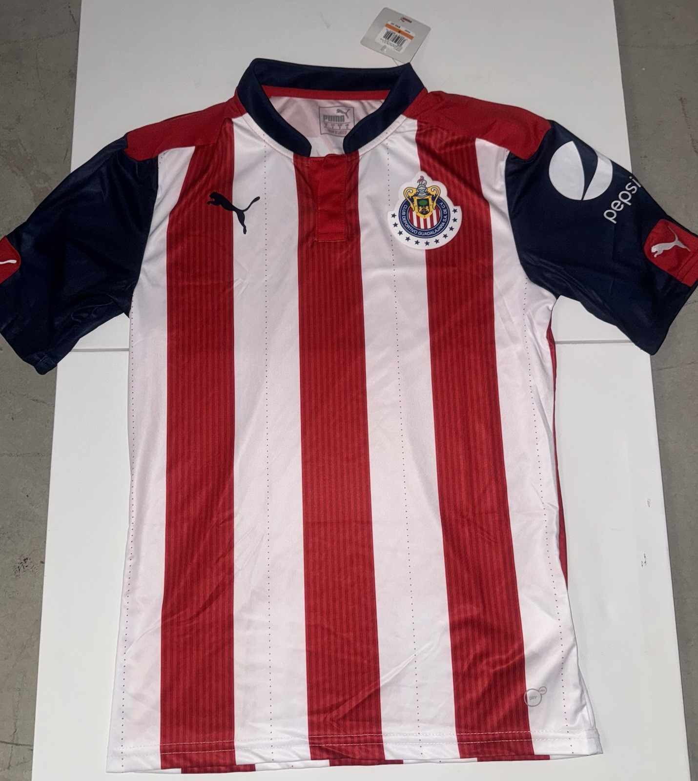 Chivas De Guadalajara 2016/2017 Puma Jersey Campeon Mens S Rojiblanco NEW