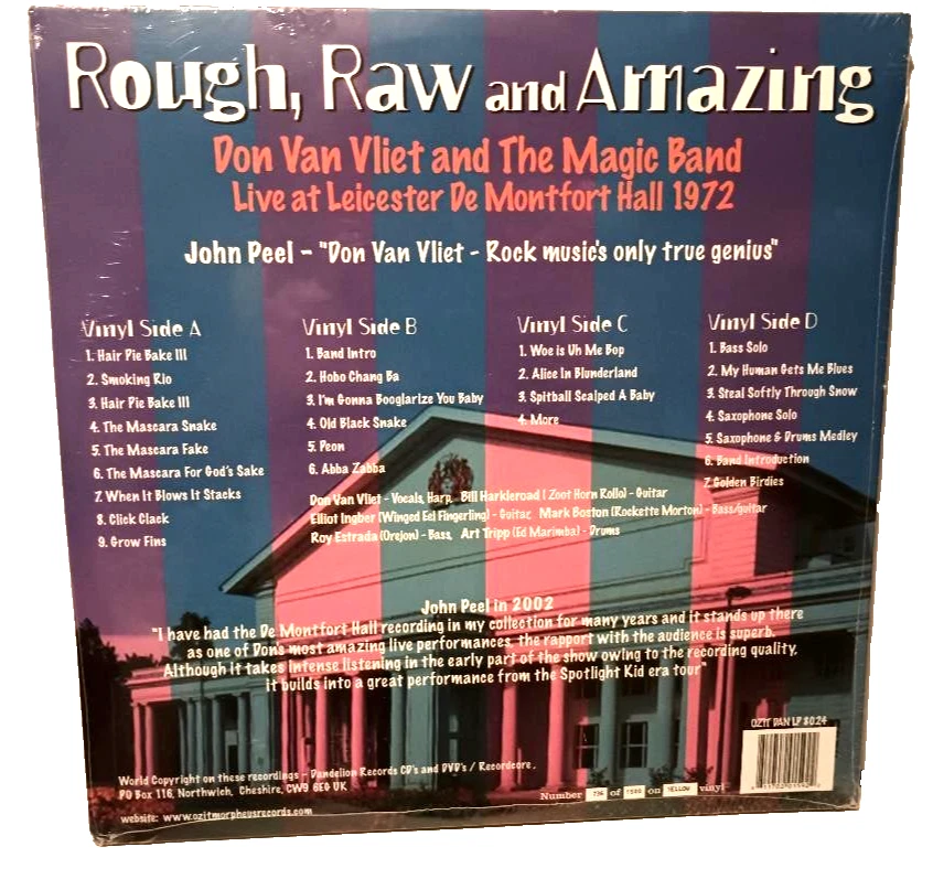 Don Van Vliet  & the Magic Band‎: Rough, Raw & Amazing RSD 2015, numbered 2-LP - Image 2 of 2