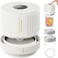 Electric Mason Jar Vacuum Sealer Kit for Wide Mouth and Regular Mouth Mason Jars