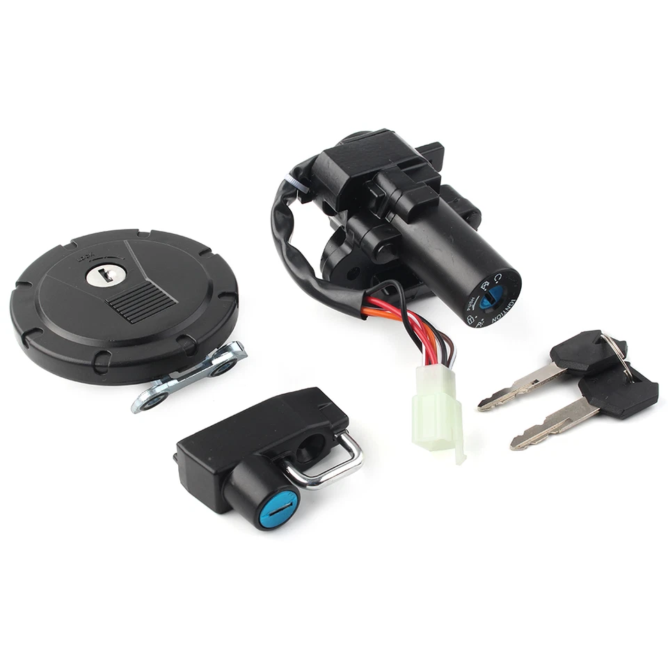 Ignition Swtich Gas Cap Lock Set For Kawasaki KLX125 KL250 With 2x Keys Foto 2 de 4