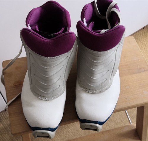 SALOMON Langlauf Schuhe Ski schuhe Gr. 40 SNS PROFIL BINDUNG weiß - pink