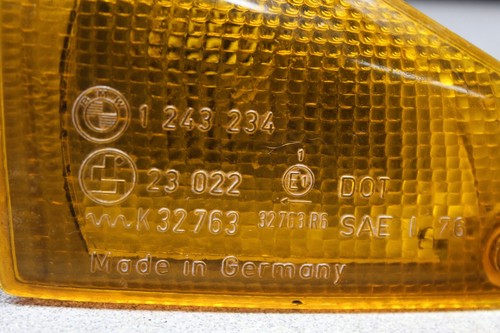 BMW AIRHEAD K1 R80 R100 R100RS FR TURN SIGNALS RT & LT BLINKERS OEM 1243233 - Picture 3 of 7