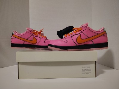 Nike SB Dunk Low Pro QS Powerpuff Girls Blossom Men's Size 9.5 FD2631-600