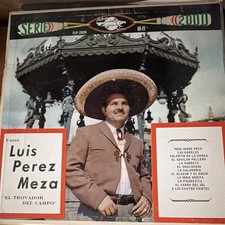 Luis Perez Meza El Trovador del Campo LP Vinyl Falcon Ranchera FLP-2026 33 RPM