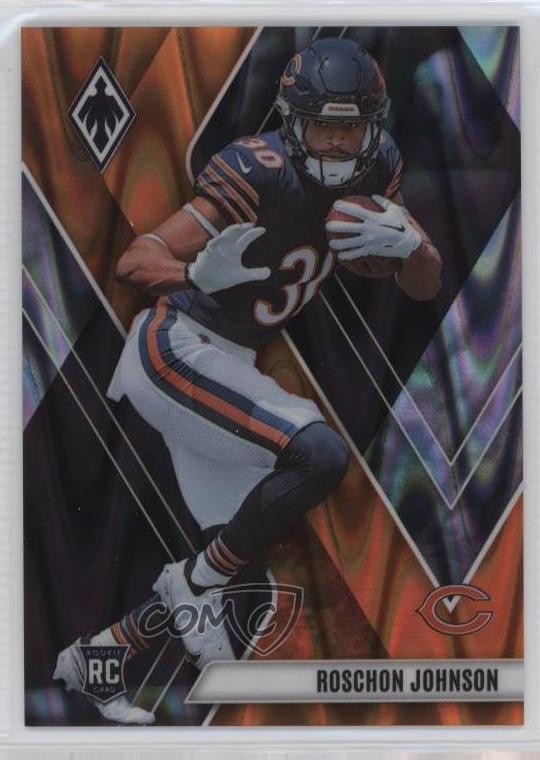 2023 Panini Phoenix Rookies Orange Seismic 49/99 Roschon Johnson #132 15gm