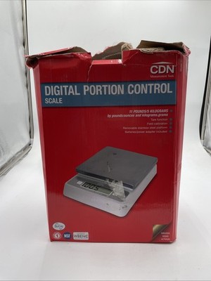 CDN SD1112 Digital Portion Control Scale 11 lb Capacity NSF Kitchen Food Weight