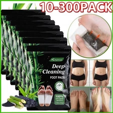 300-10X Detox Foot Patches Foot Pads Body Toxins Feet Slimming Cleansing Herbal