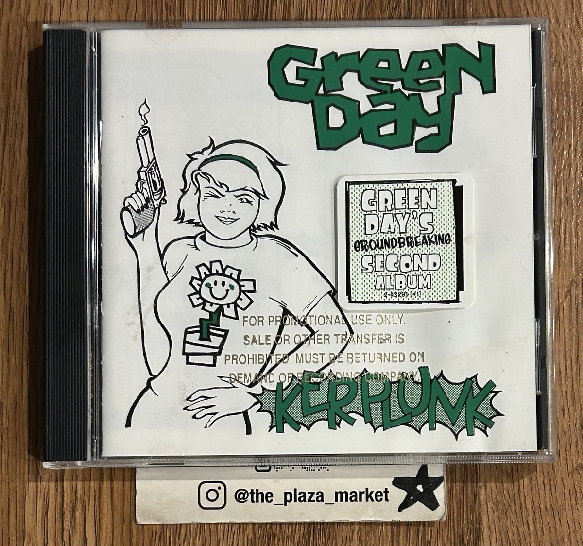LP GREEN DAY kerplunk! 未開封品 Green Day 1039 Smoothed Out Slappy Hours Kerplunk Promo Stamp CD