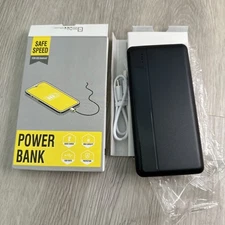 Safe Speed 1-Pack Power Bank 15000mAh for iOS/Android, Slim Dual-Output Portable