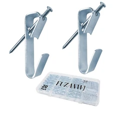 20 pcs Heavy Duty Picture Hooks, FUZANWJ Professional Picture Hangers Support...