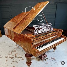 C. Bechstein Concert Grand Piano Newly French Polished Walnut + Restored Action