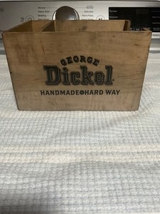 George Dickel Wood Crate Sour Mash Whiskey Tennessee Whisky Box