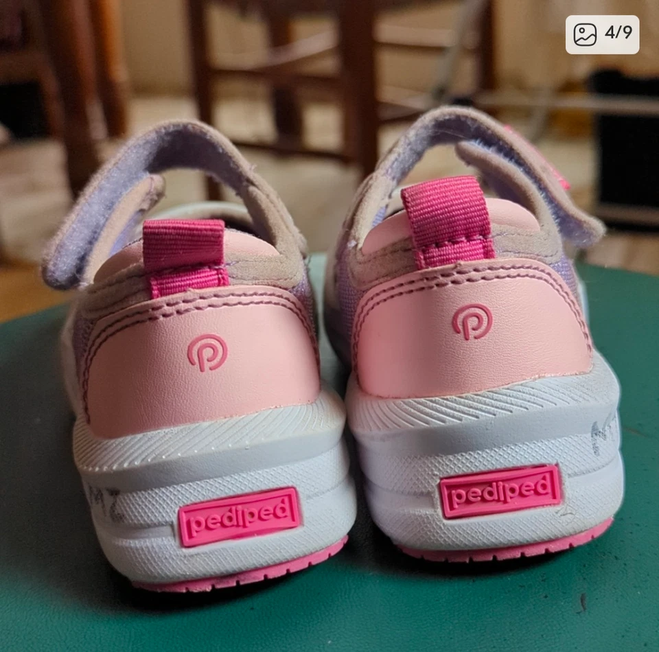 Sandalias de malla Pediped Sun Breezy para niña, talla 8,5 niño pequeño Foto 4 de 4