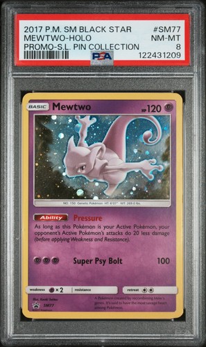 Mewtwo graded PSA 8 for sale on eBay