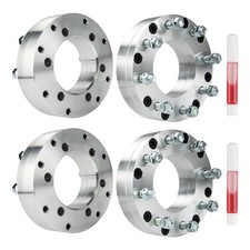 4 Pcs 2 Wheel Adapter 6x5.5 To 8x6.5 M14x1.5 108mm For Chevy Gmc 6 Lug To 8 Lug