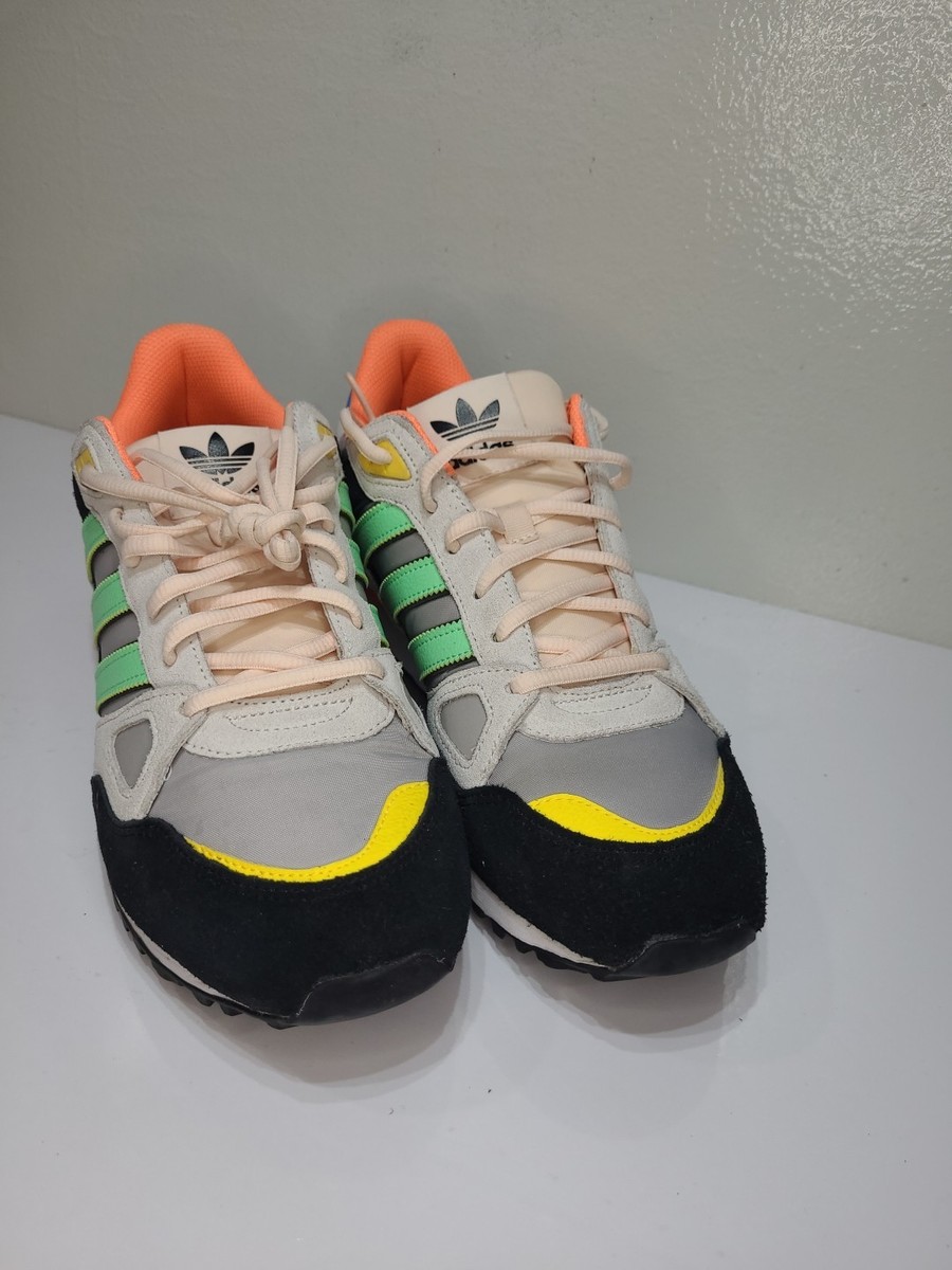 Size 11- adidas ZX 750 White Beam Green Orange (HQ6680) | eBay