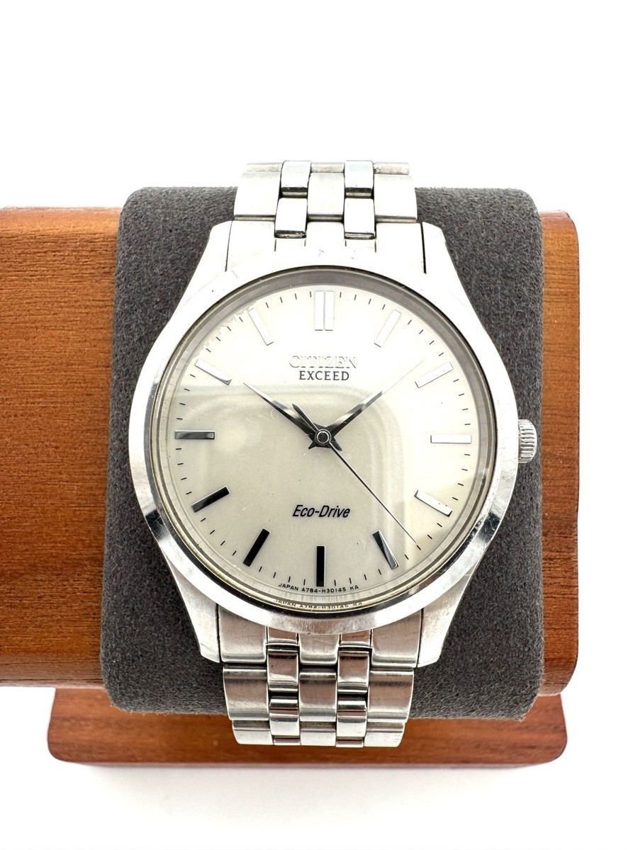 Citizen Exceed Eco-Drive Men's Quartz Watch 34mm From Japan -e341