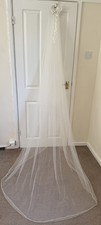 Justin Alexander Floral Bridal Long Veil