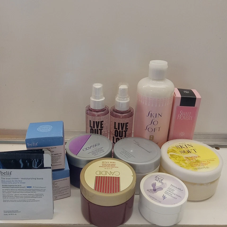 Lote Mixto Avon Paquete SSS Fragancia Loción FW Belif LEER Foto 2 de 4