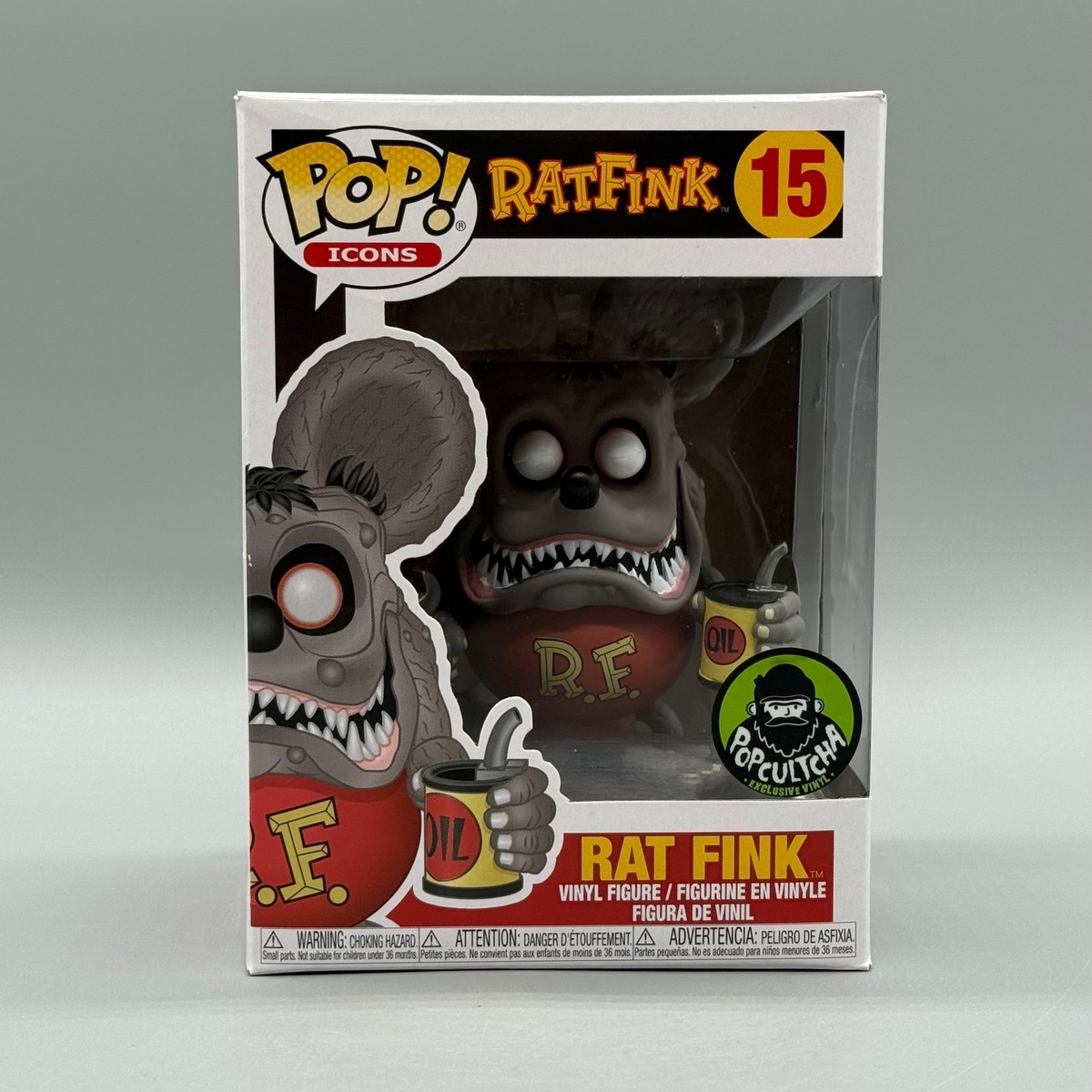 Funko Pop! Vinyl: Rat Fink - Rat Fink - Funko (Exclusive) #15 for
