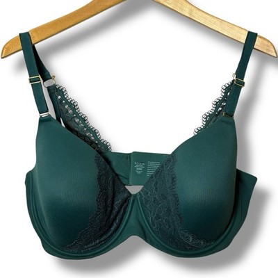 Soma Bra NWOT 40DD Embraceable Perfect Cover Emerald Enchanting Lace Underwire