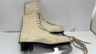 Schlittschuhe Weiß Gr 37 Atlas Eislaufen Beige  Damen