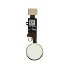 Cosmetic Home Button Assembly for Apple iPhone 7 to 8 Plus White  Silver Part