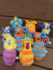 Melissa Doug Monster Bowling Plush Replacement Pins Lot No Ball