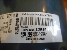 Genteq GE ECM Blower Motor 5SME39SXL3046 HD52RE122 Dated 8/28/2018