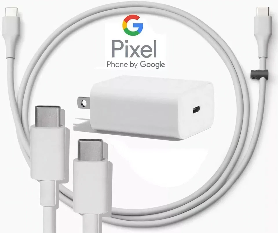 США — быстрое настенное зарядное устройство Google 30 Вт/совместимое с Google Pixel от типа C до C 6/7/8/9 - Изображение 2 из 4