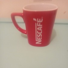 Nescafe Red Cup Mug Coffee Ceramic Collectible Gift 8oz Tea Coffee
