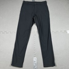 Lululemon ABC Classic Fit Pants Warpstreme Men's 31x31 Obsidian Stretch Gym EUC