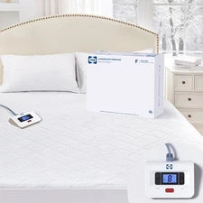 Sealy Heated Mattress Pad Full Size with Plush Top - Ultimate Comfort and Safety